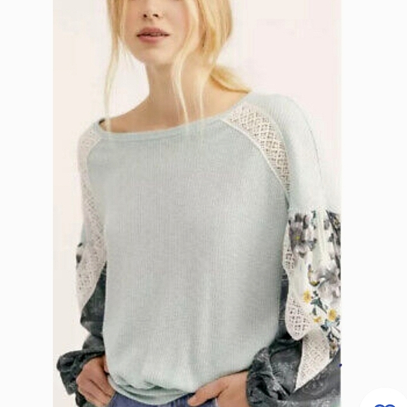 Free People / Balloon Sleeve Top - Picture 2 of 5